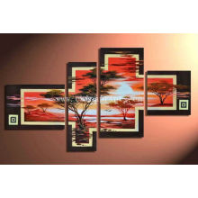 Xiamen Abstract Sunset Group Oil Painting